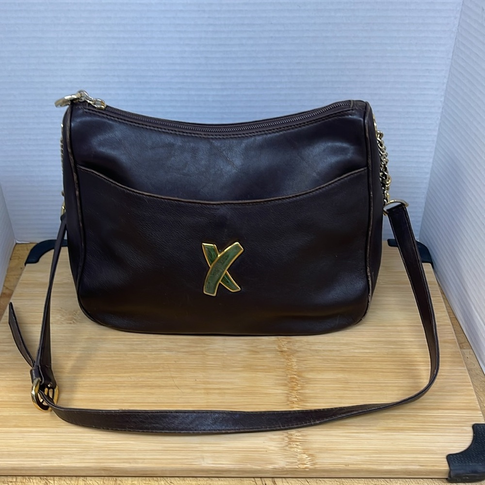 Paloma Picasso Brown Leather Bag